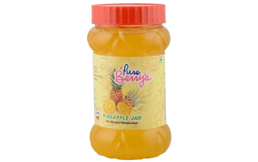 Pure Berry's Pineapple Jam    Jar  500 grams